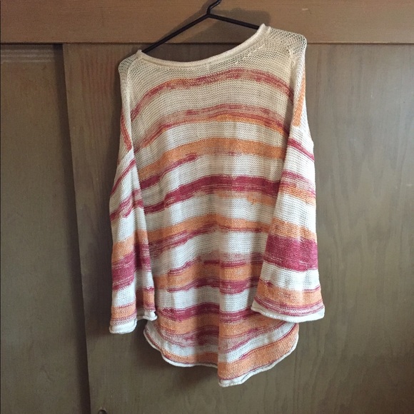 Urban Outfitters Ecote Striped High Low Sweater - Picture 4 of 5